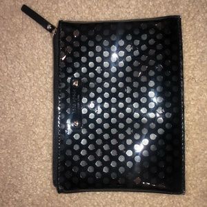Black patterned Kate Spade Clutch